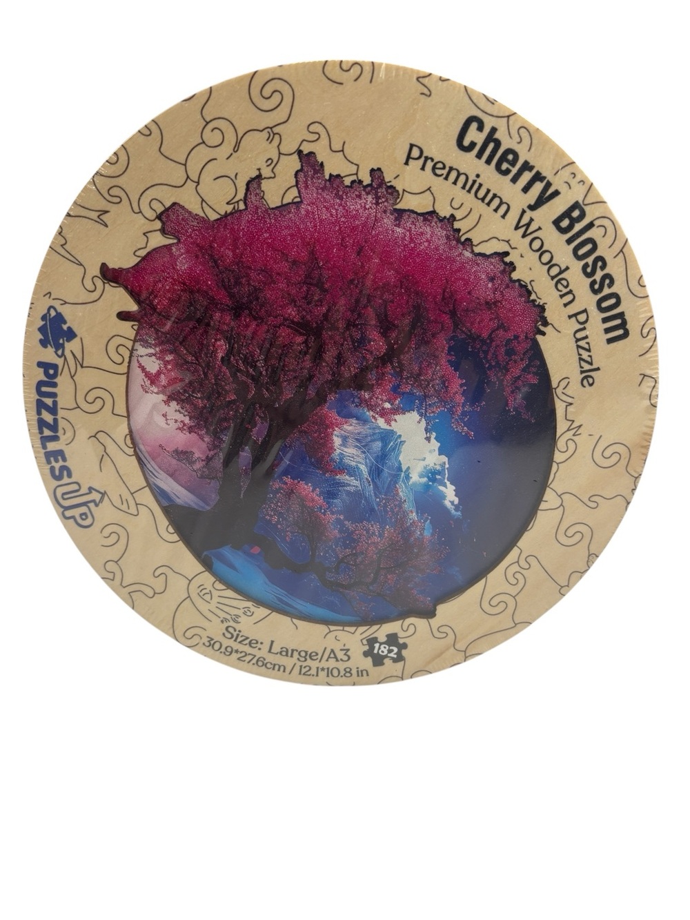 Puzzle Up Cherry Blossom Premium Wooden Puzzle Size: Large/A3 NEW